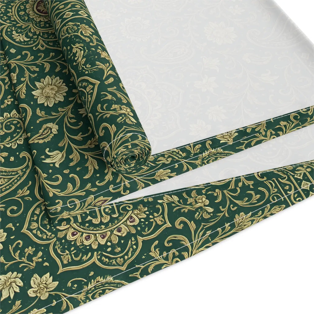Elegant Cotton Table Runner - Rustic Bohemian Decor - DipaliZ