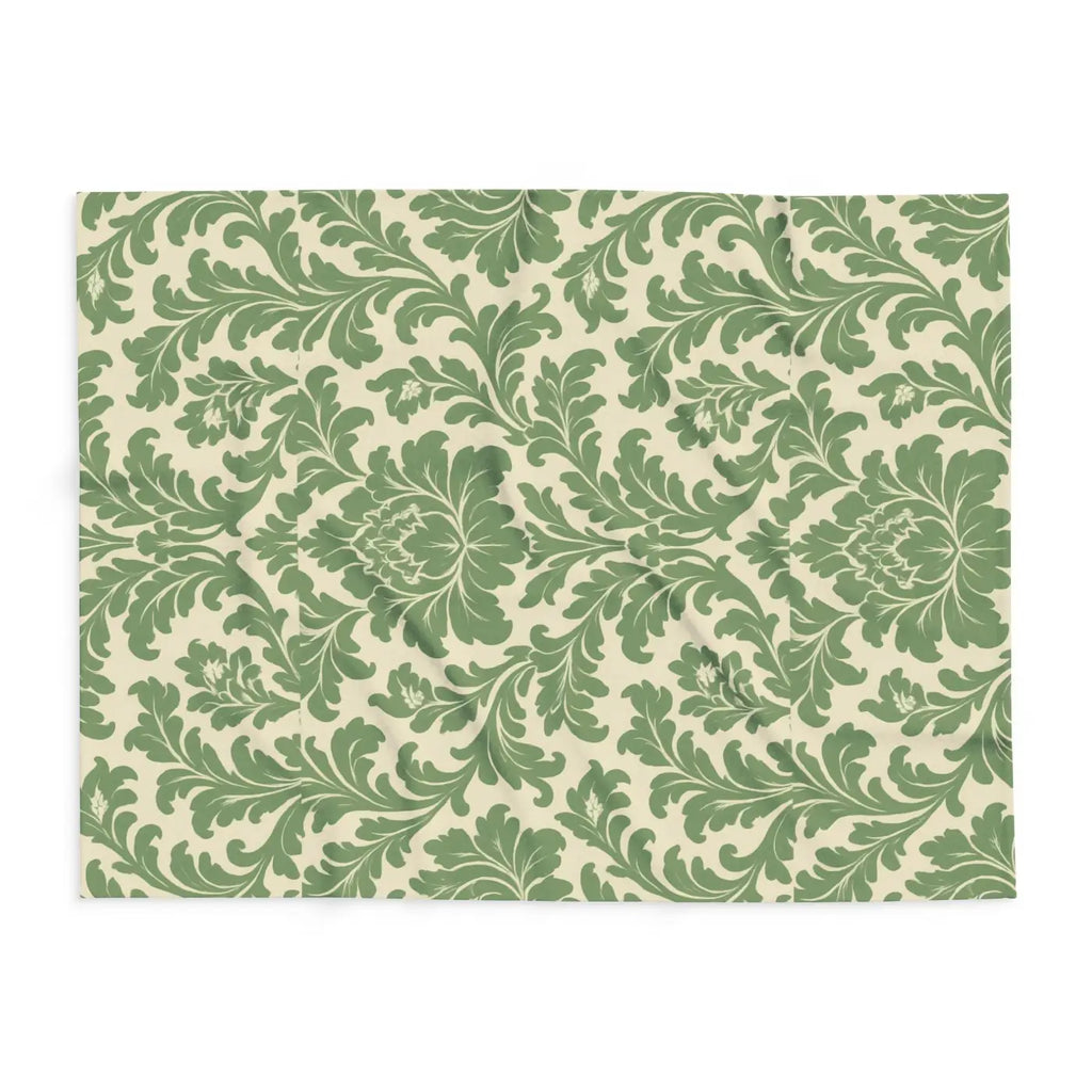 Premium Arctic Fleece Blanket - Elegant Floral Home Decor - DipaliZ