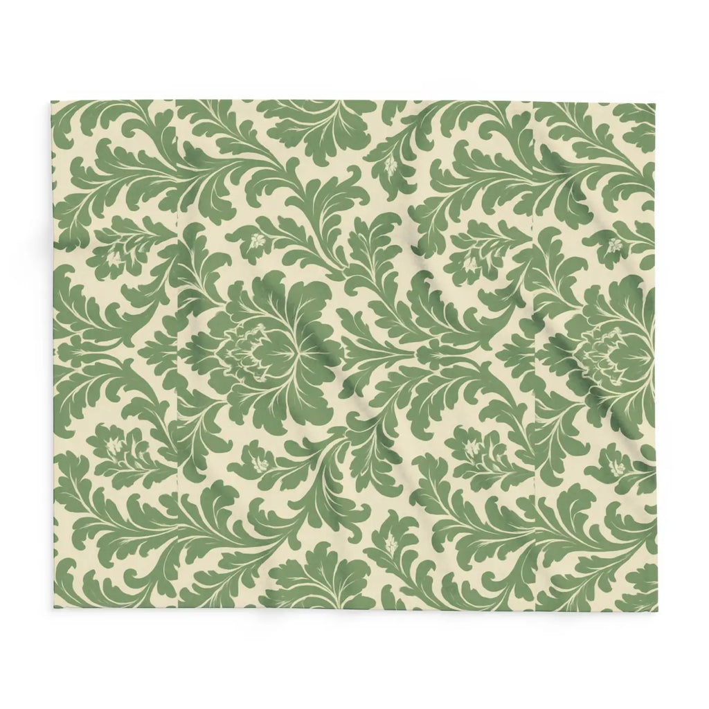 Premium Arctic Fleece Blanket - Elegant Floral Home Decor - DipaliZ