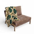 Elegant Floral Arctic Fleece Blanket - Cozy Warmth - DipaliZ