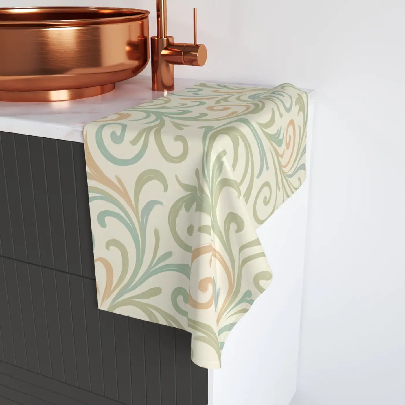Premium Elegant Floral Hand Towel - Soft and Luxe - DipaliZ