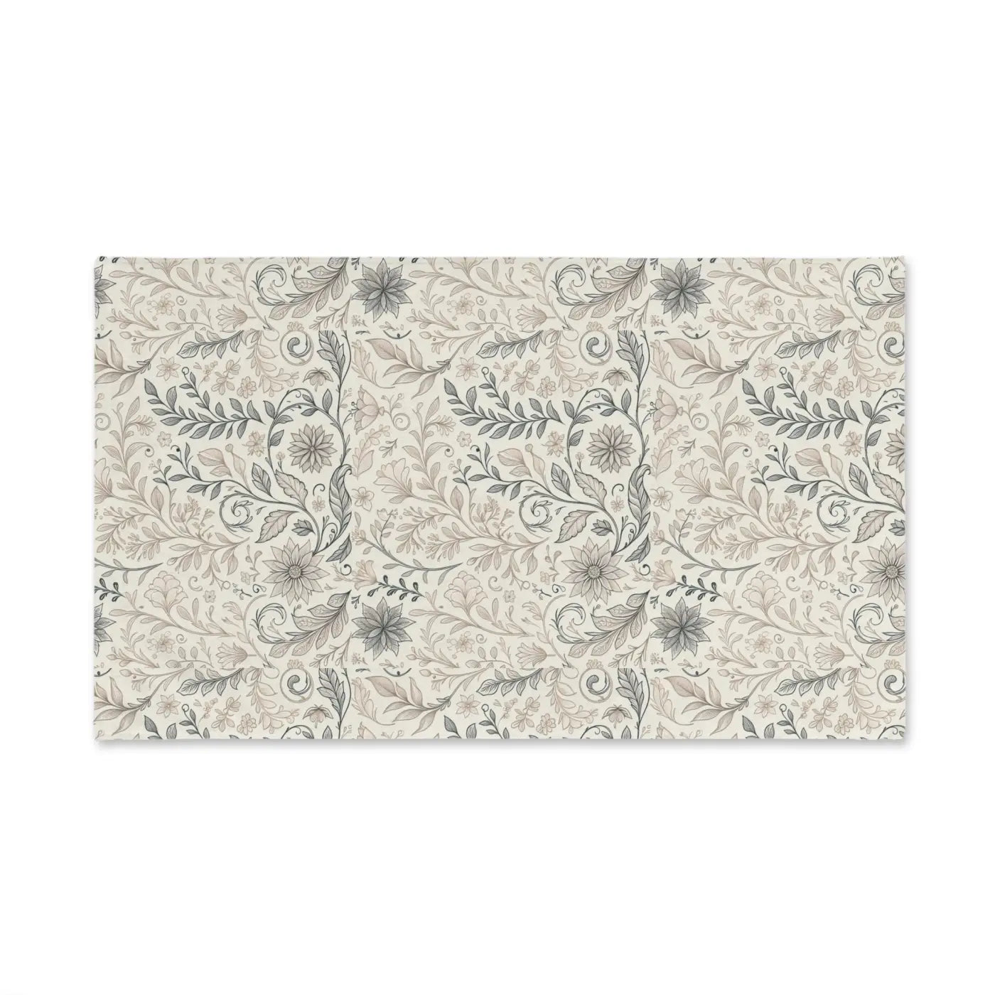 Elegant Floral Hand Towel - Premium Absorbent Decor - DipaliZ