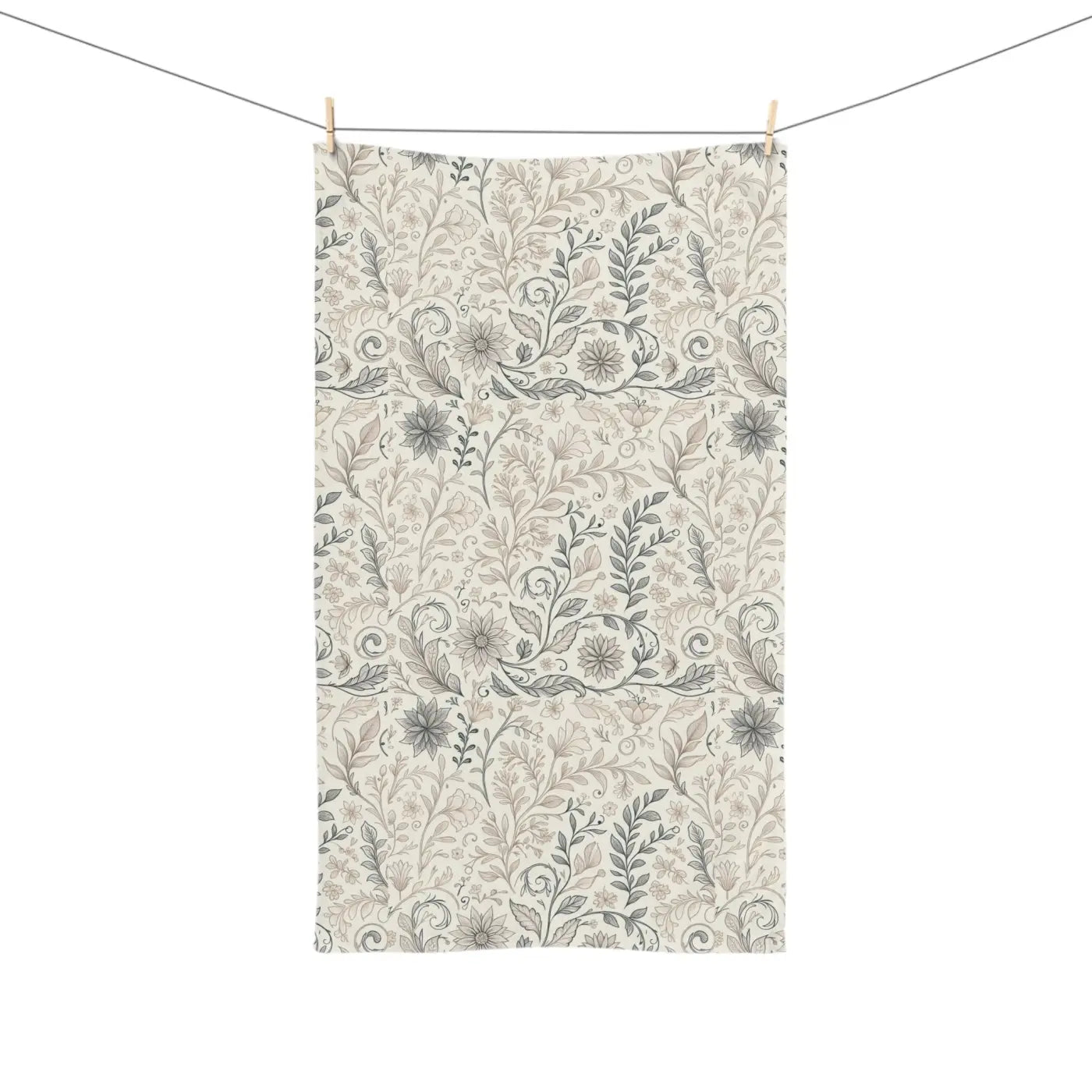 Elegant Floral Hand Towel - Premium Absorbent Decor - DipaliZ