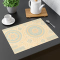 Elegant Floral Placemat - Vintage Charm Rustic Design - DipaliZ