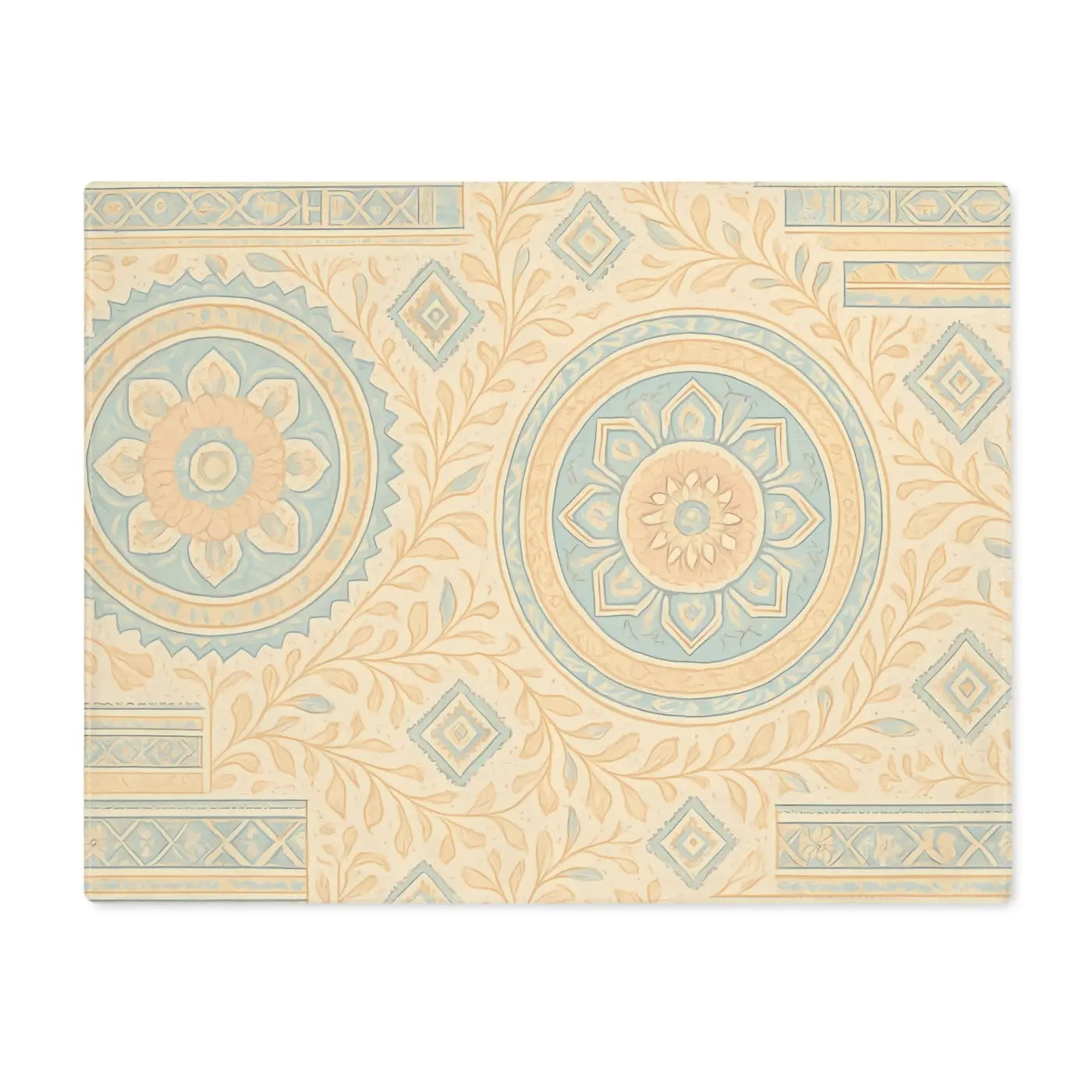 Elegant Floral Placemat - Vintage Charm Rustic Design - DipaliZ