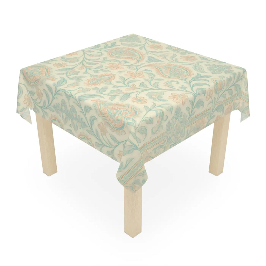 Elegant Floral Tablecloth - Bohemian Table Decor - DipaliZ