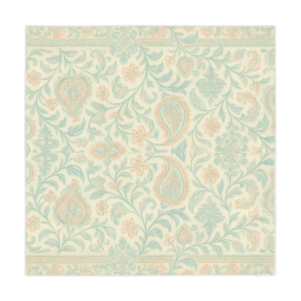 Elegant Floral Tablecloth - Bohemian Table Decor - DipaliZ