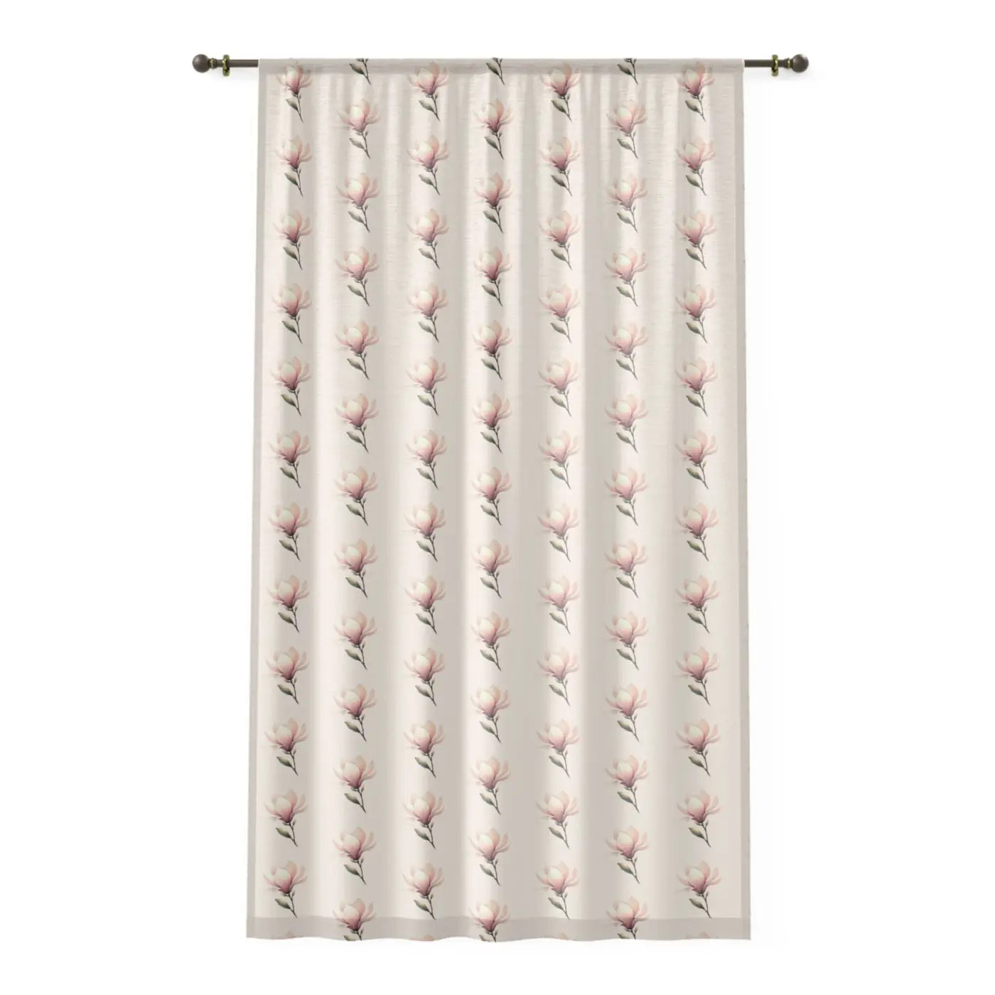 Elegant Floral Window Curtain - Timeless Home Decor - DipaliZ