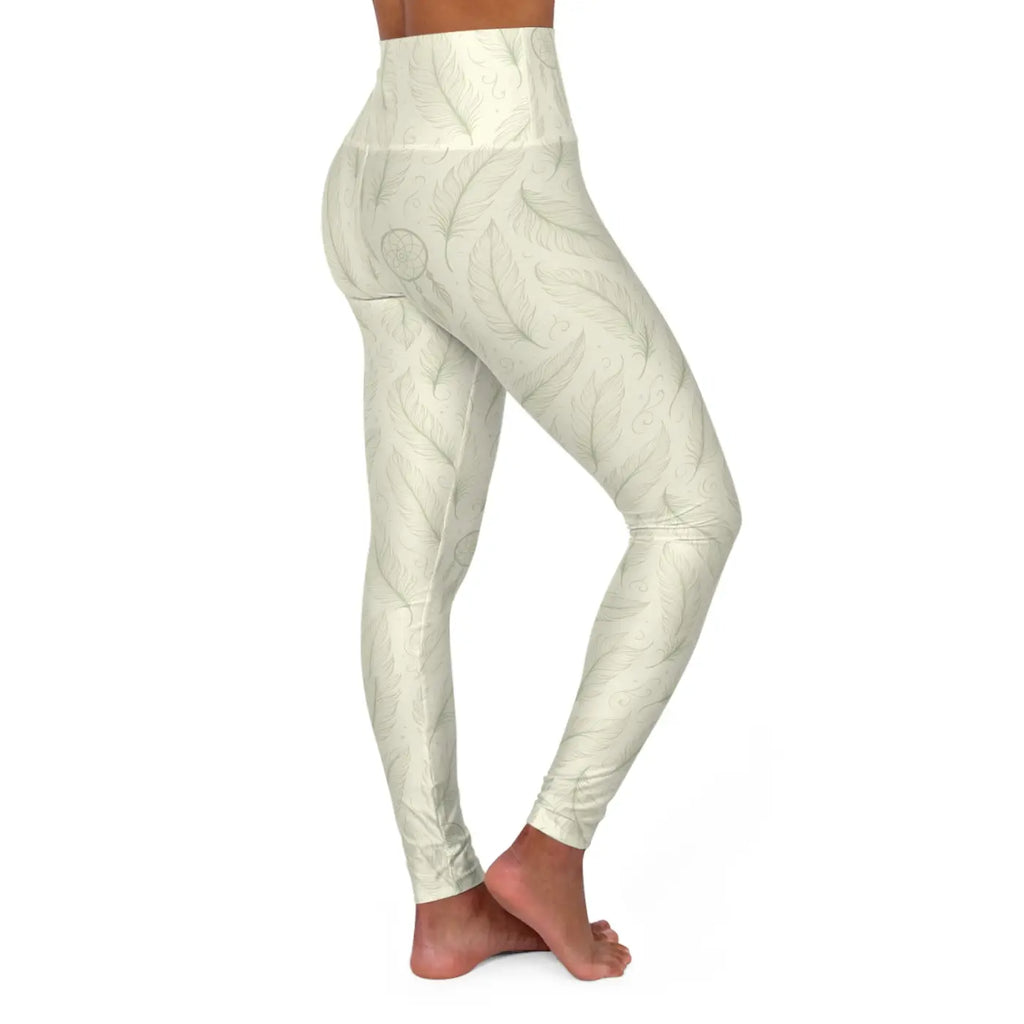 Premium High Waisted Yoga Leggings - All Over Print - DipaliZ