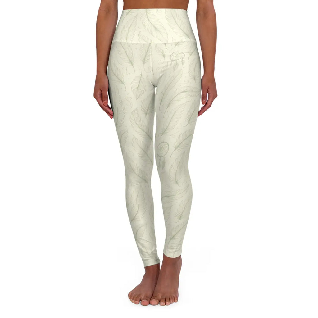 Premium High Waisted Yoga Leggings - All Over Print - DipaliZ