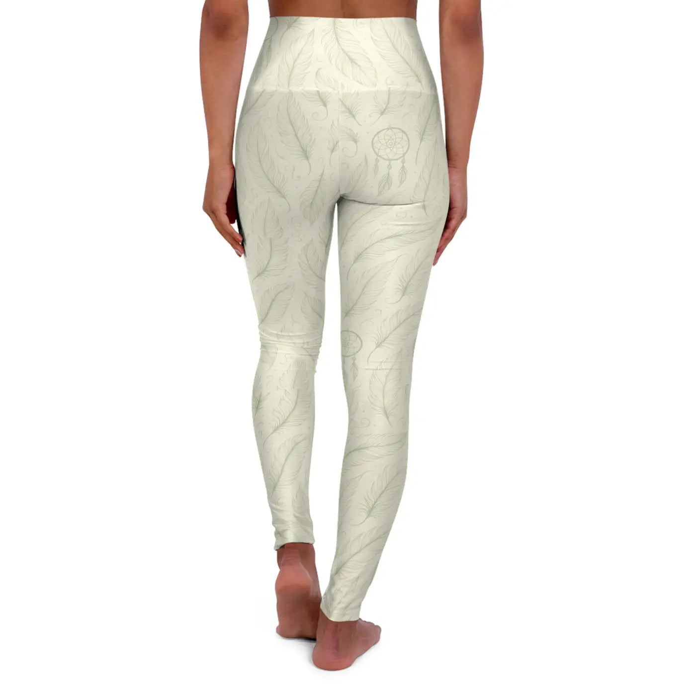 Premium High Waisted Yoga Leggings - All Over Print - DipaliZ