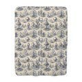 Sherpa Fleece Blanket - Cozy Comfort Landscape Design - DipaliZ