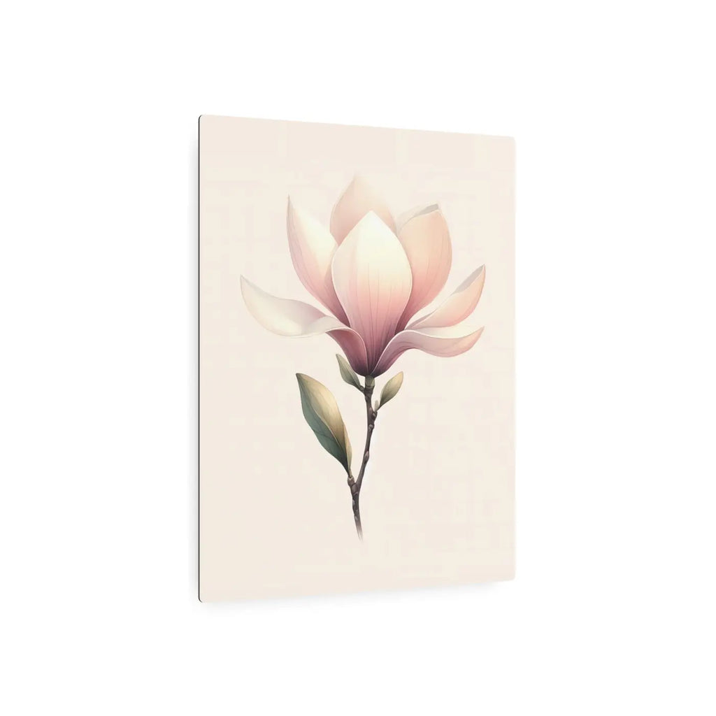 Elegant Magnolia Metal Art Sign - Floral Home Decor - DipaliZ