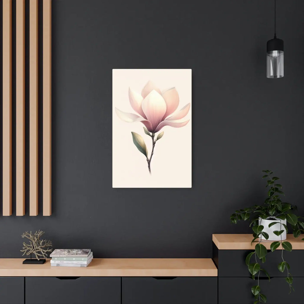 Elegant Magnolia Metal Art Sign - Floral Home Decor - DipaliZ
