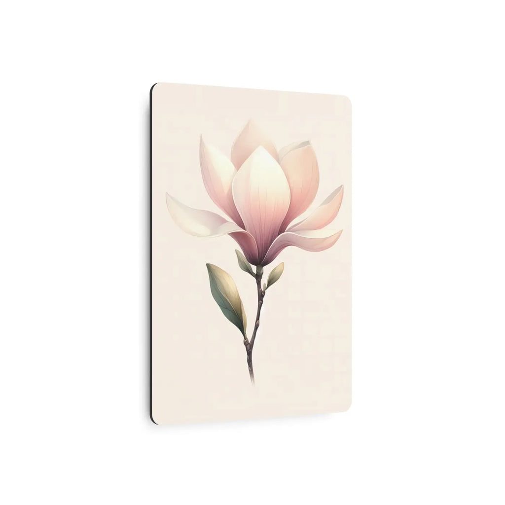 Elegant Magnolia Metal Art Sign - Floral Home Decor - DipaliZ
