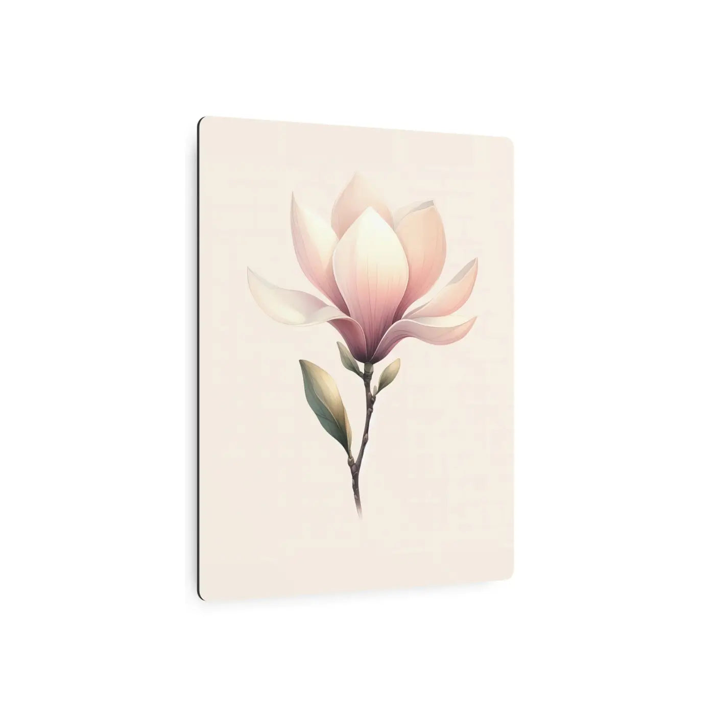 Elegant Magnolia Metal Art Sign - Floral Home Decor - DipaliZ