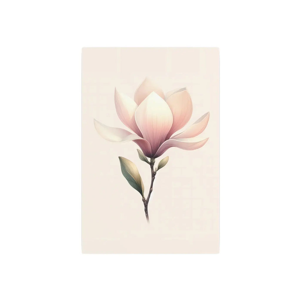 Elegant Magnolia Metal Art Sign - Floral Home Decor - DipaliZ
