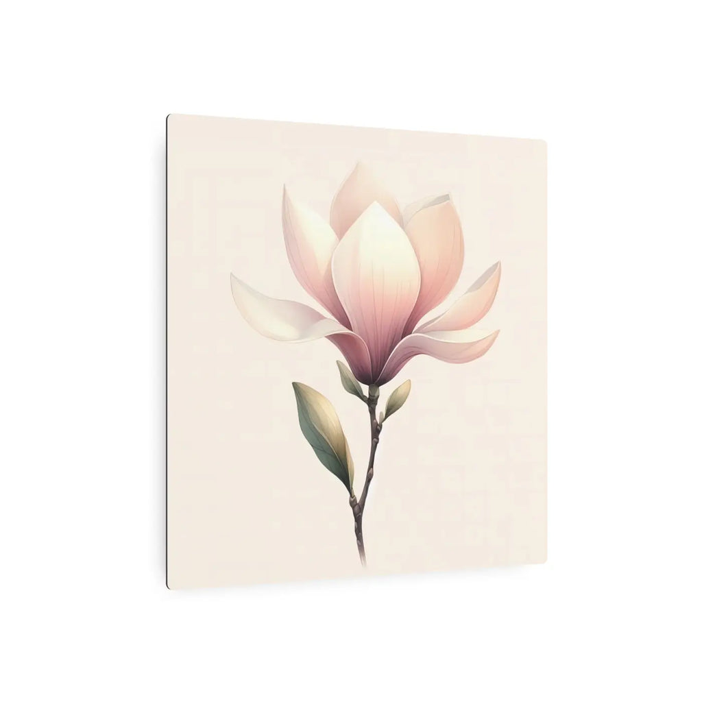 Elegant Magnolia Metal Art Sign - Floral Home Decor - DipaliZ