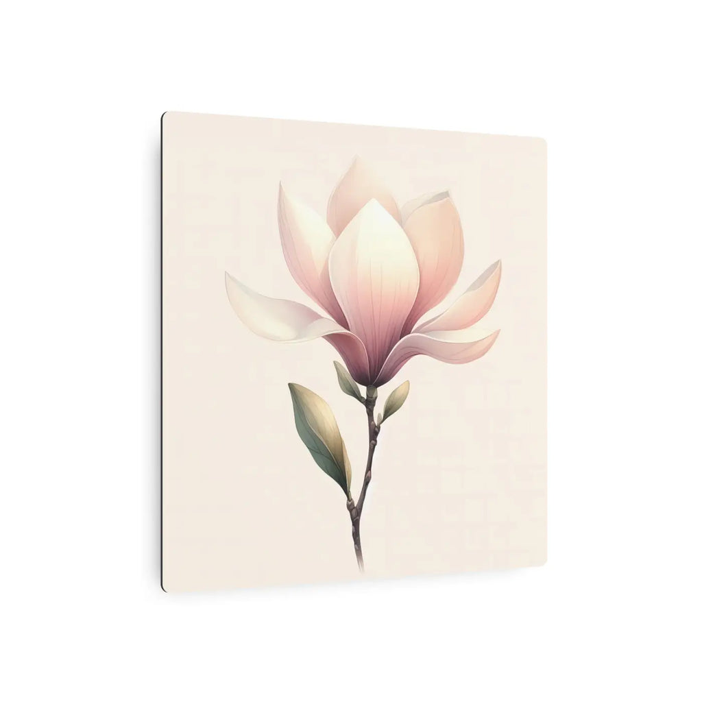 Elegant Magnolia Metal Art Sign - Floral Home Decor - DipaliZ