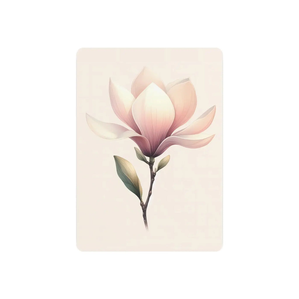 Elegant Magnolia Metal Art Sign - Floral Home Decor - DipaliZ