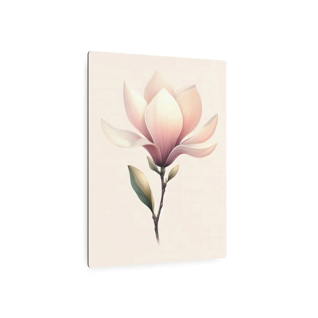Elegant Magnolia Metal Art Sign - Floral Home Decor - DipaliZ