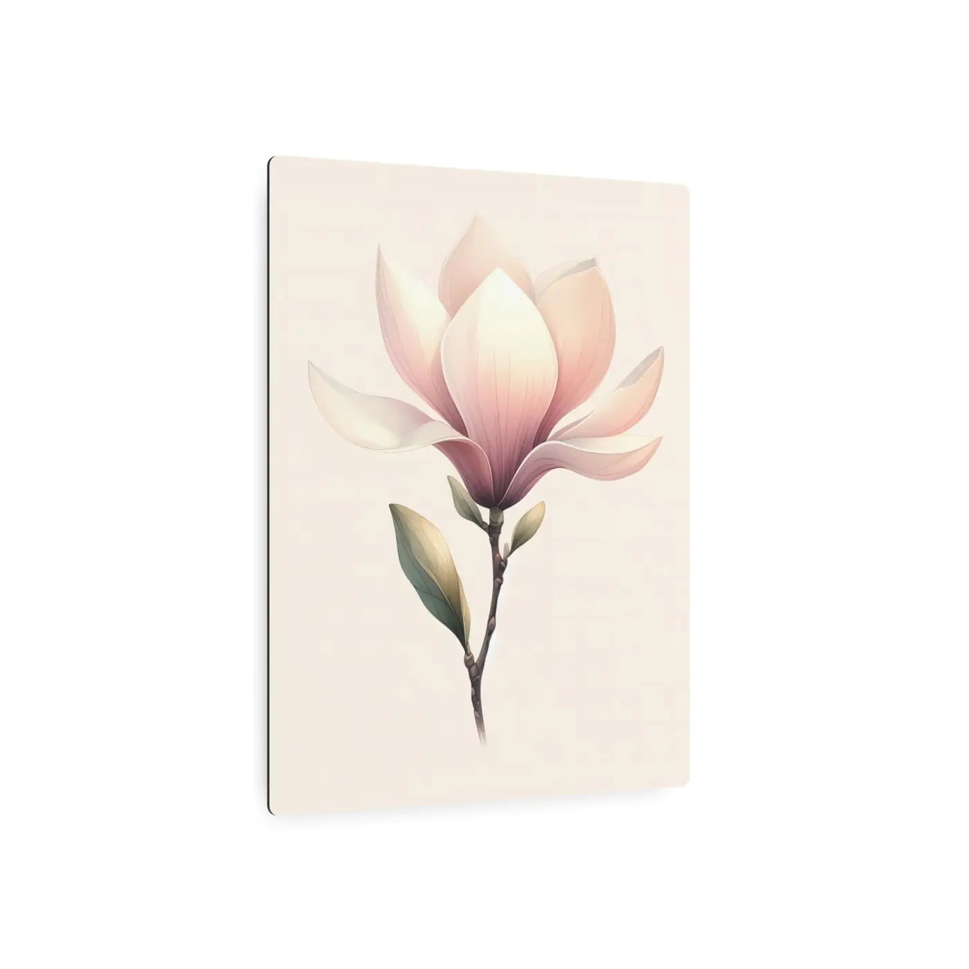 Elegant Magnolia Metal Art Sign - Floral Home Decor - DipaliZ