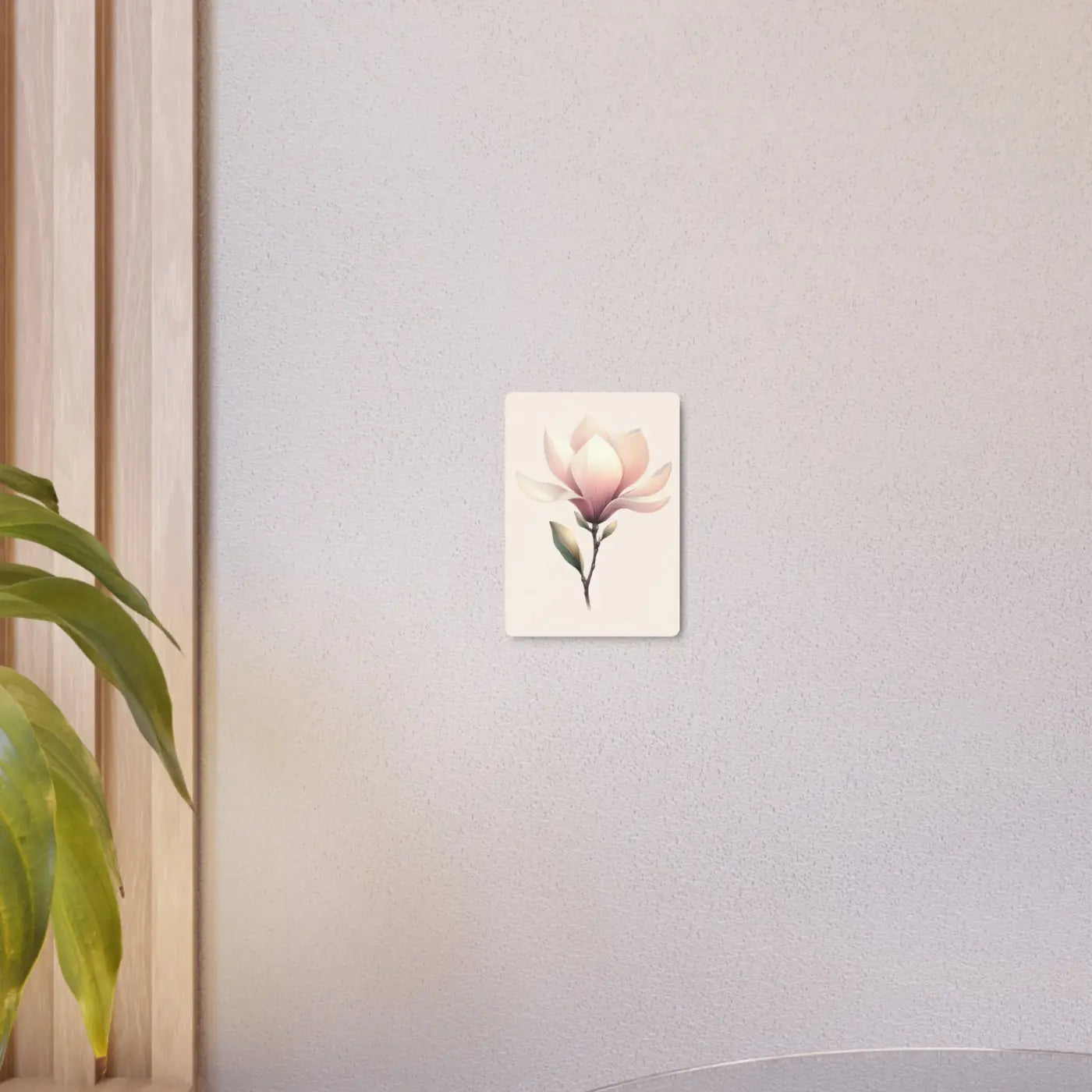 Elegant Magnolia Metal Art Sign - Floral Home Decor - DipaliZ