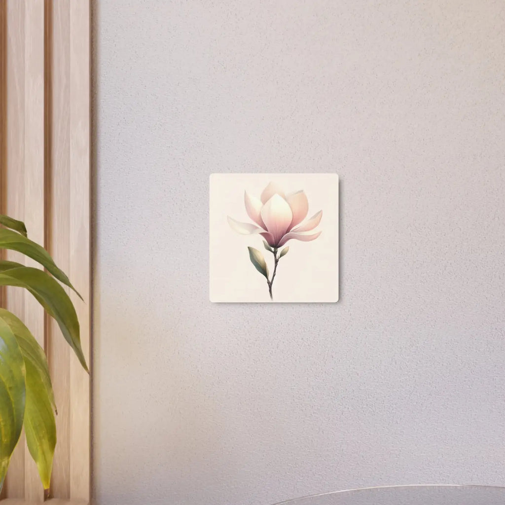 Elegant Magnolia Metal Art Sign - Floral Home Decor - DipaliZ