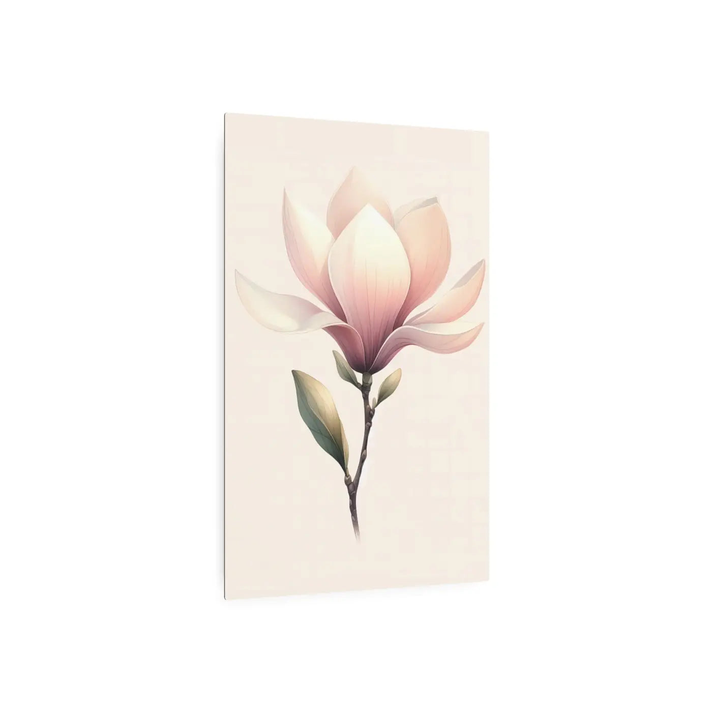 Elegant Magnolia Metal Art Sign - Floral Home Decor - DipaliZ