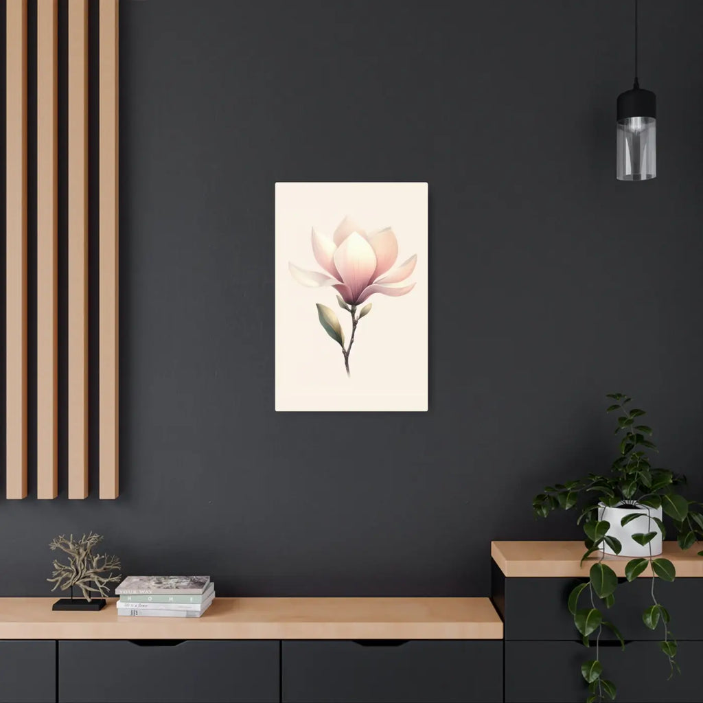 Elegant Magnolia Metal Art Sign - Floral Home Decor - DipaliZ