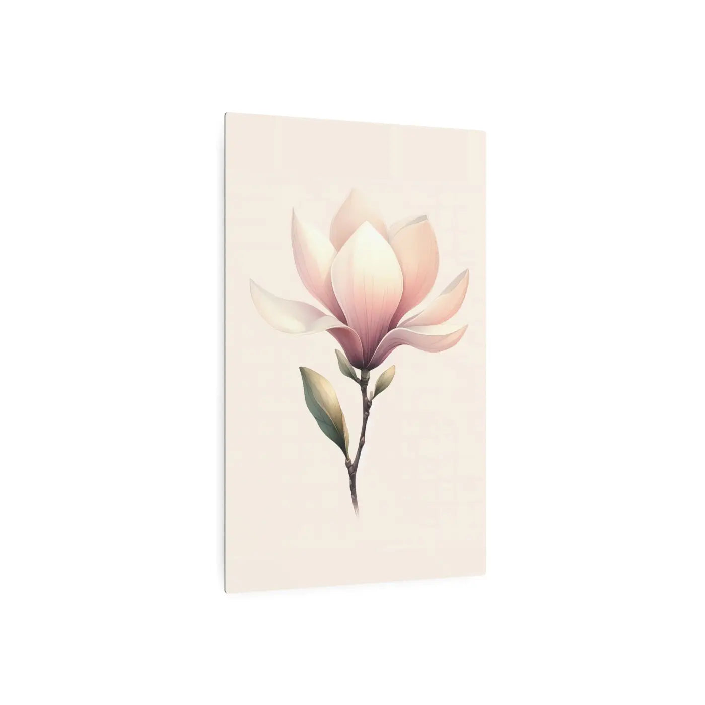 Elegant Magnolia Metal Art Sign - Floral Home Decor - DipaliZ