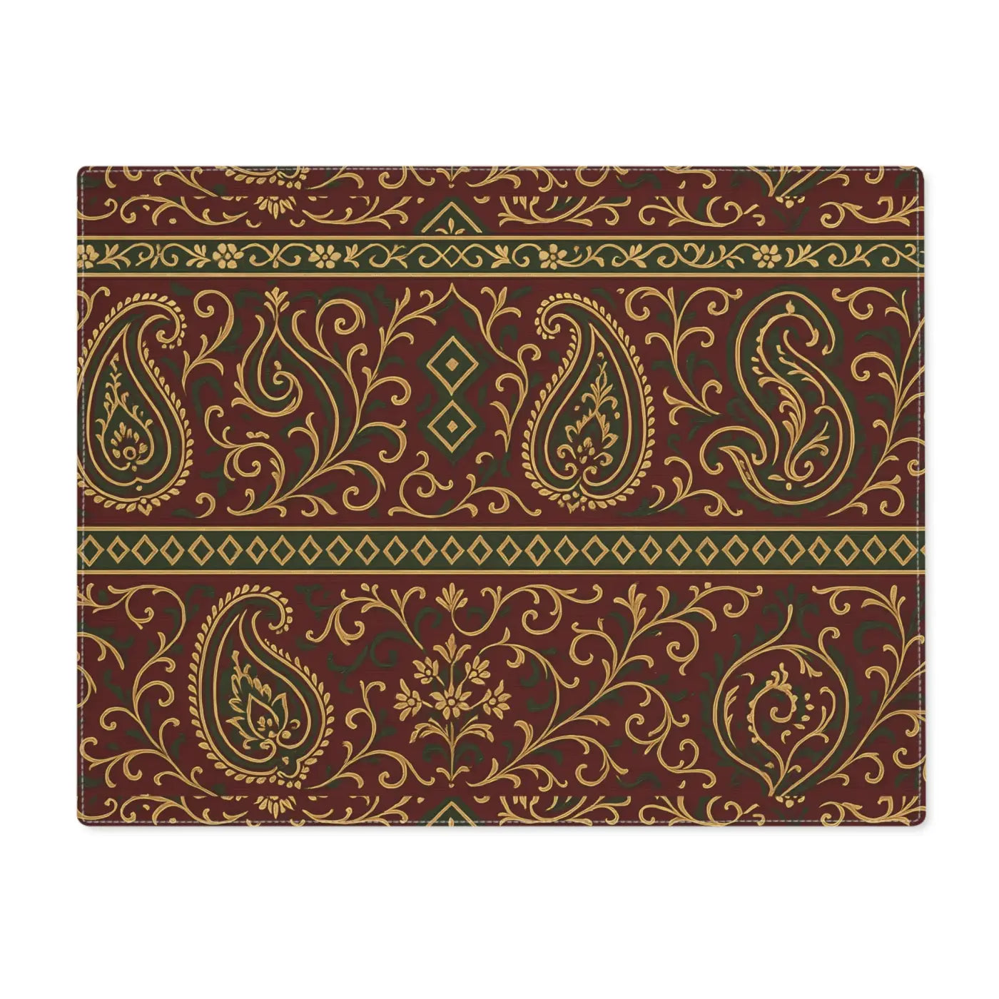 Elegant Paisley Placemat - Vintage Charm Dining Table - DipaliZ
