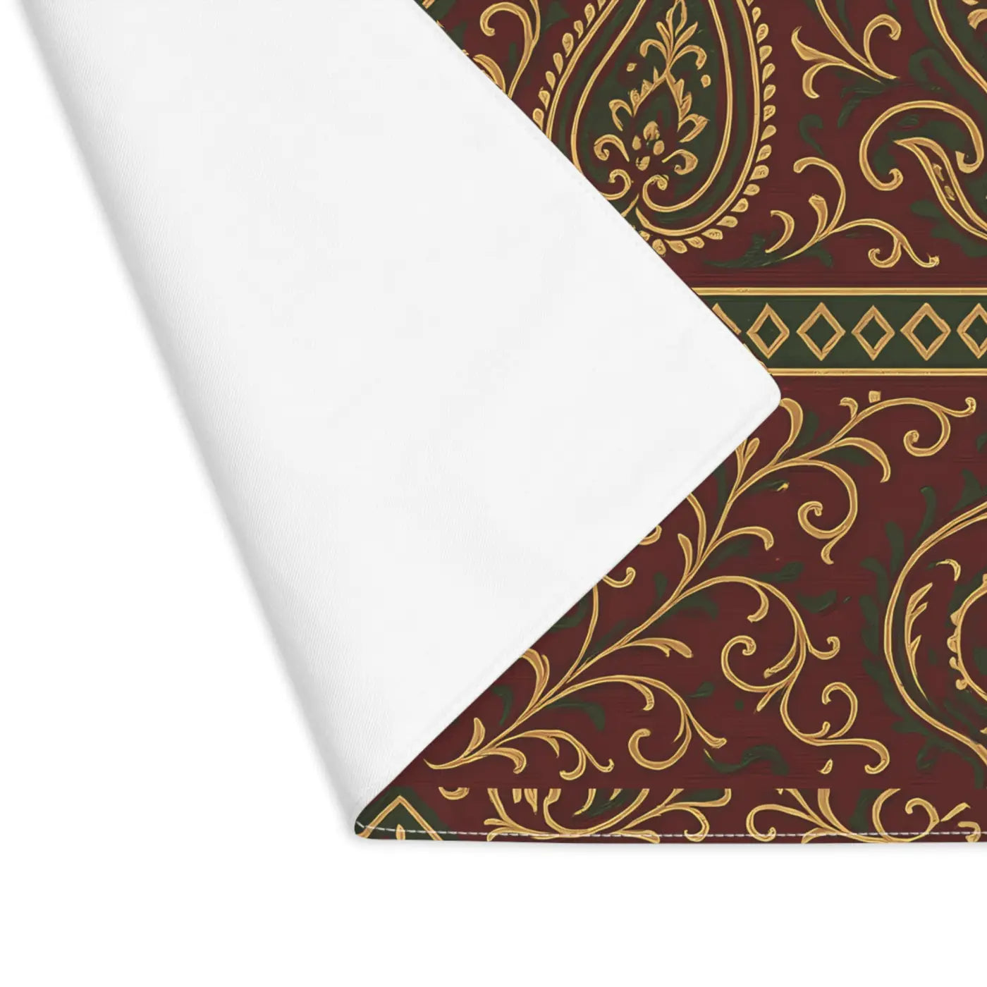 Elegant Paisley Placemat - Vintage Charm Dining Table - DipaliZ