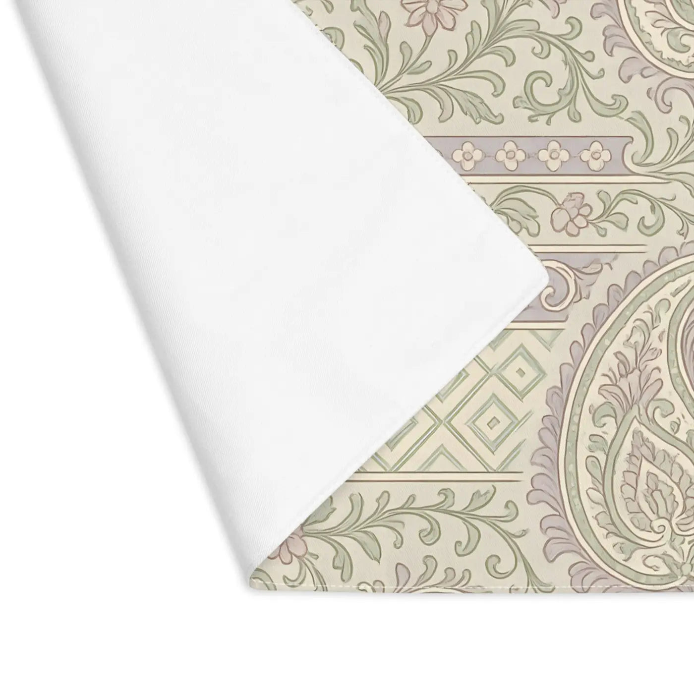 Elegant Paisley Placemats - One Sided Print Table Decor - DipaliZ