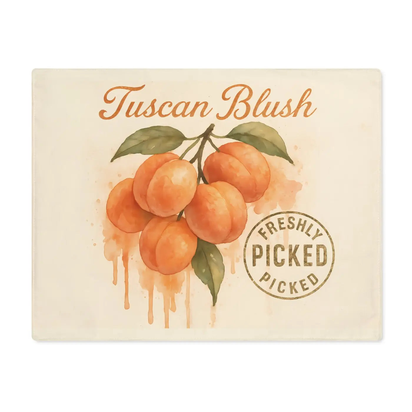 Tuscan Blush Placemat - Vibrant Kitchen Decor Design - DipaliZ