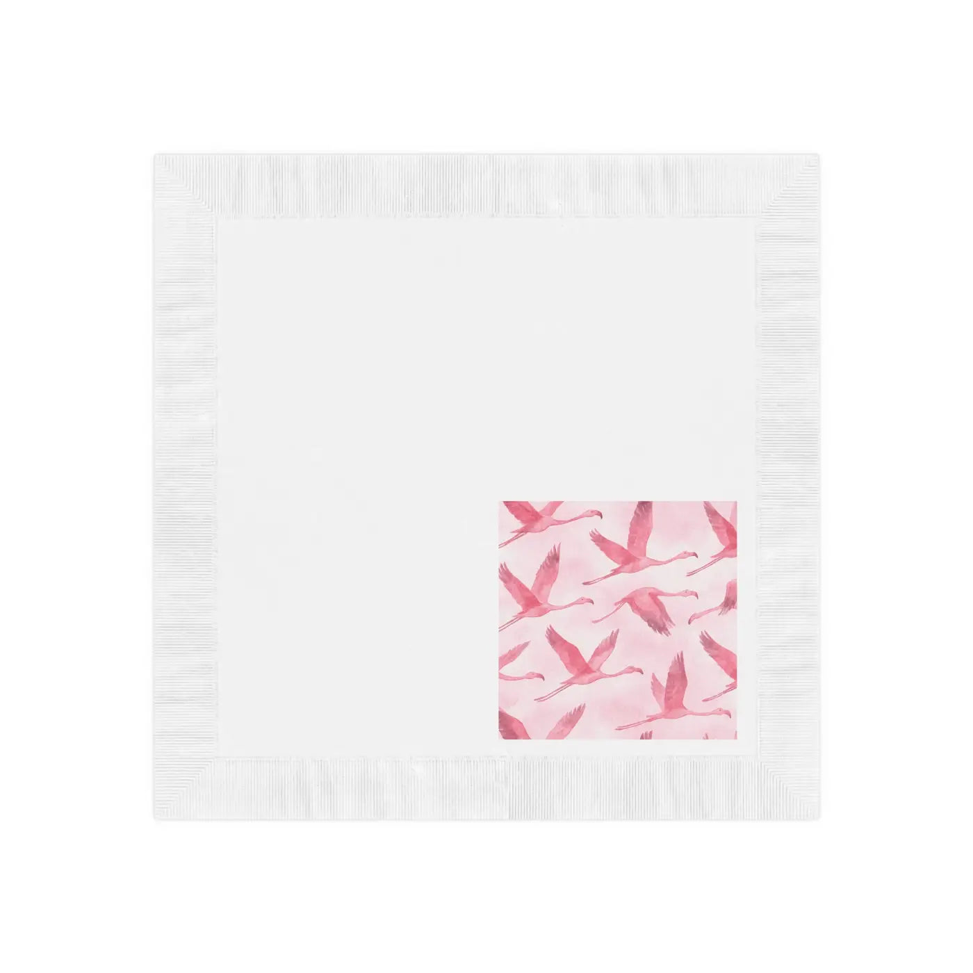 Pink Flamingo Napkins - Elegant Bridal Shower Decor - DipaliZ