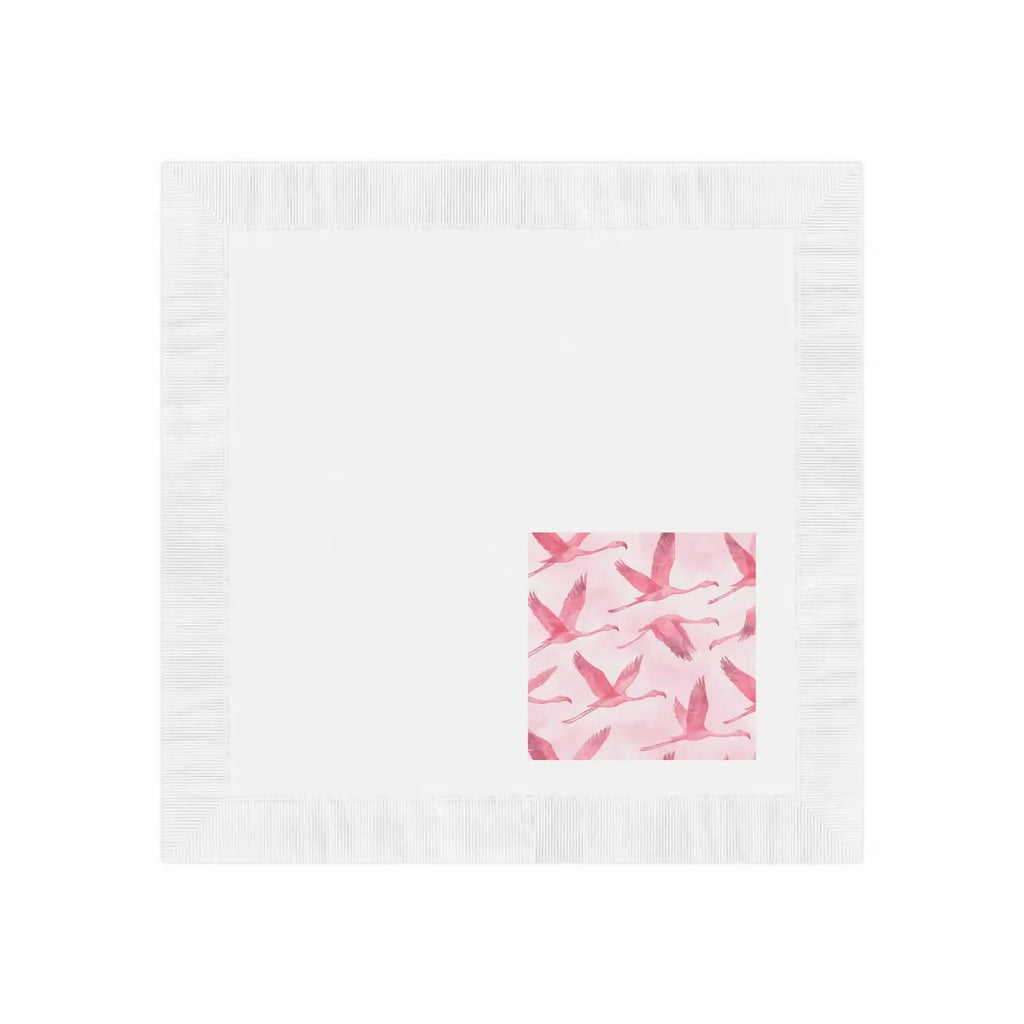 Pink Flamingo Napkins - Elegant Bridal Shower Decor - DipaliZ