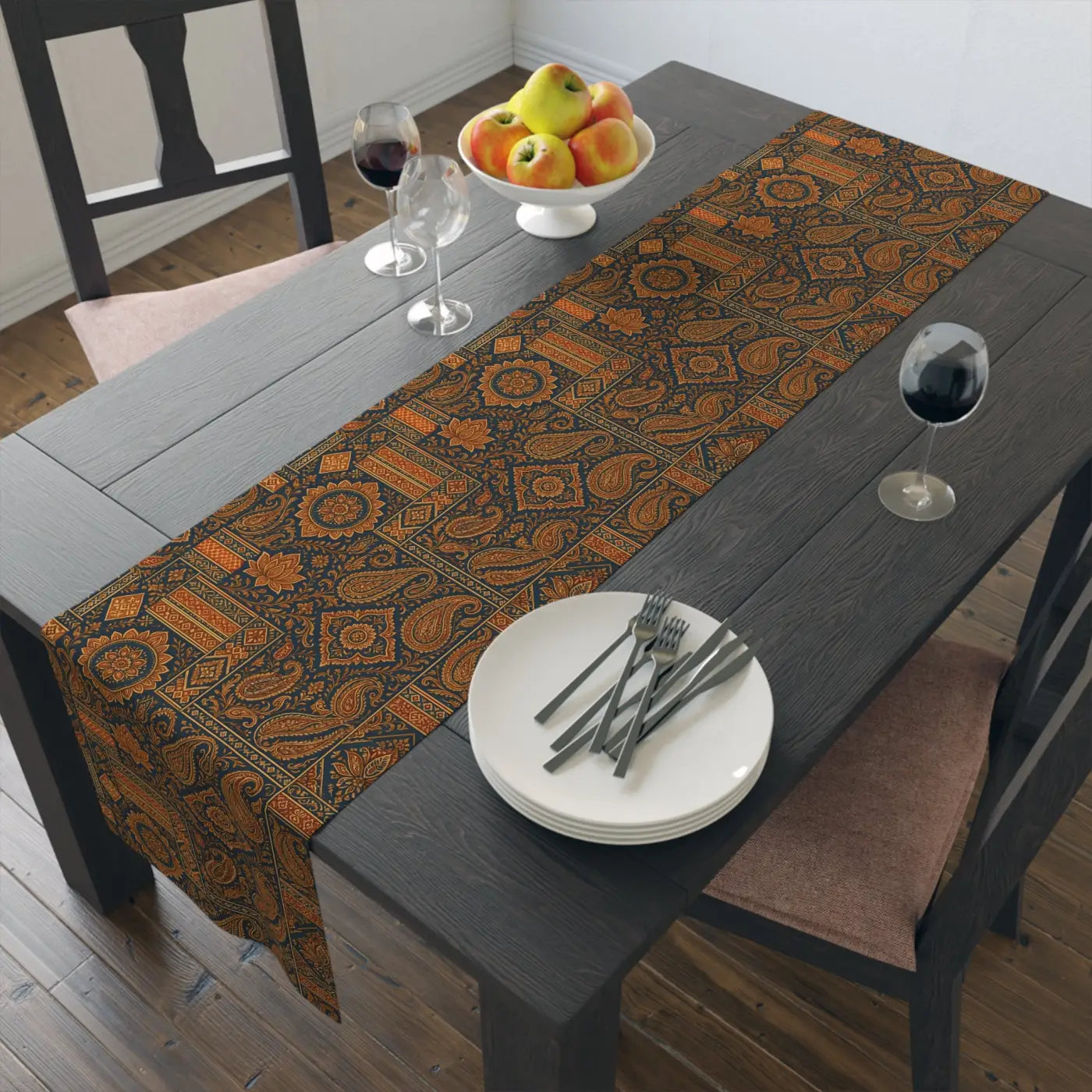 Elegant Table Runner - Farmhouse Style Dining Decor - DipaliZ