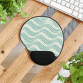 Wave Pattern Mouse Pad with Wrist Rest - Ergonomic - DipaliZ