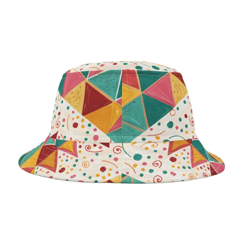 Couture Bucket Hats - Vibrant Abstract Pattern - DipaliZ