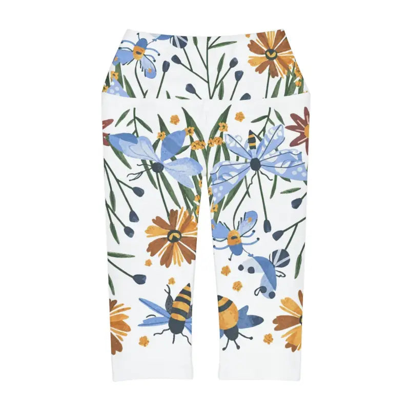 Yoga Capri Leggings - Colorful Eco-Friendly Activewear - DipaliZ