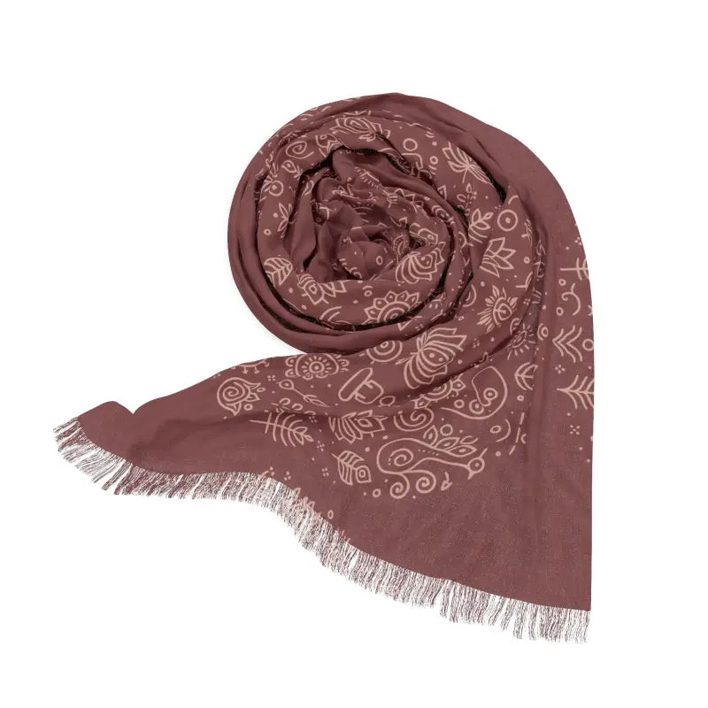 Nature-Inspired Sheer Scarf - Wild Charm Design - DipaliZ
