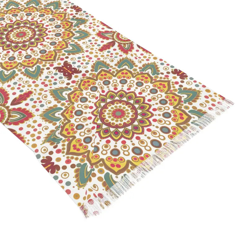 Vibrant Geometric Scarves - Stunning One-Sided Design - DipaliZ