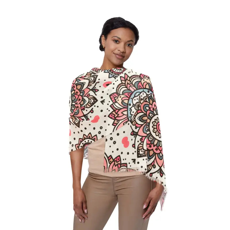 Geometric Print Scarf - Stylish Chic Fashion Accessory - DipaliZ