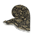 Nature Print Scarf - Stylish Polyester Accessory - DipaliZ