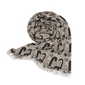 Line Pattern Scarf - Abstract Dynamic Brand Style - DipaliZ