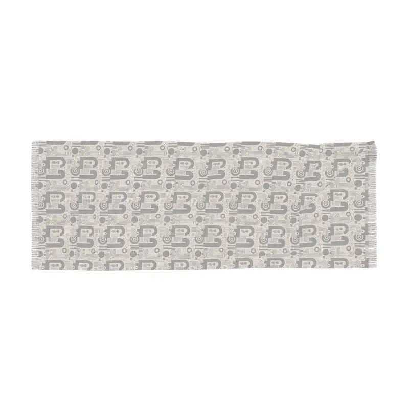 Line Pattern Scarf - Abstract Dynamic Brand Style - DipaliZ