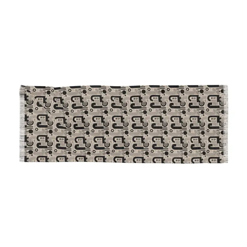 Line Pattern Scarf - Abstract Dynamic Brand Style - DipaliZ
