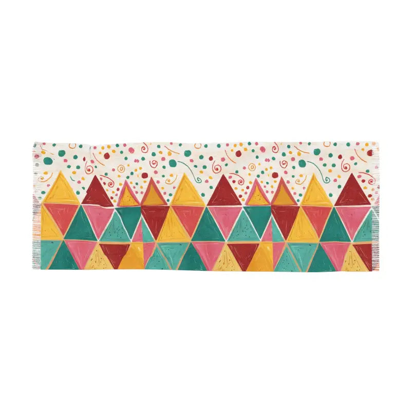 Vibrant Geometrical Scarves - Seamless Construction - DipaliZ