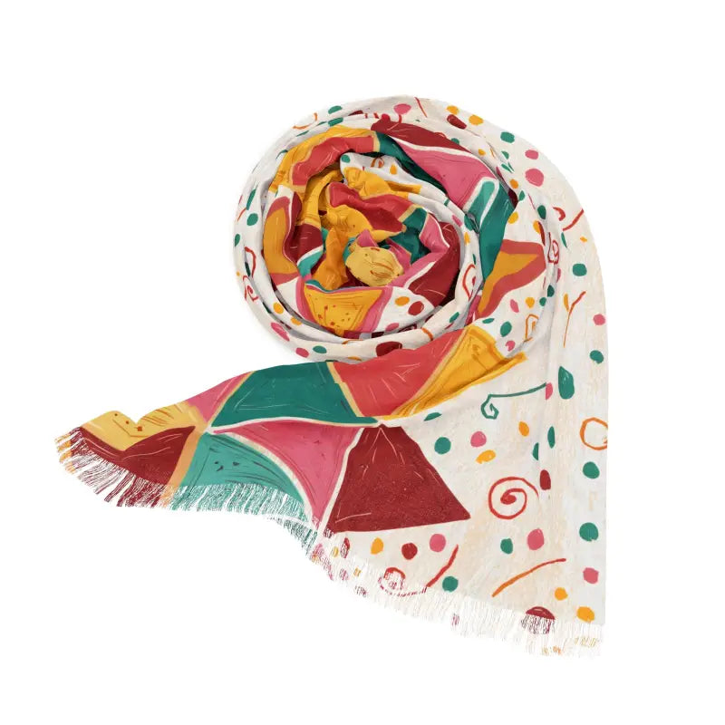 Vibrant Geometrical Scarves - Seamless Construction - DipaliZ